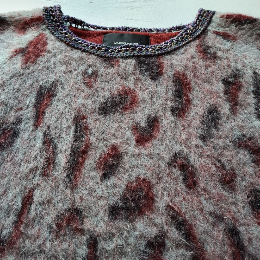 Maison Scotch Designer Biker Sweater Jumper - Picture 4 of 15